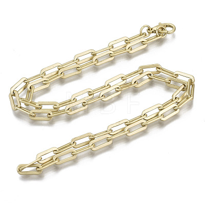 Brass Paperclip Chains MAK-S072-15A-MG-1
