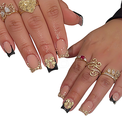 1 Bag Plastic Nail Art Stickers MRMJ-CP0001-57A-1