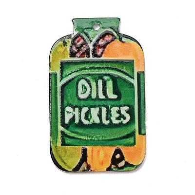 Printed Acrylic Pendants OACR-A046-02B-1
