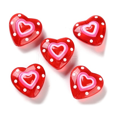Glass Enamel Beads X-LAMP-S068-04A-1