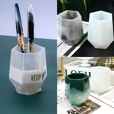 Gorgecraft DIY Pen Vase Molds Kits DIY-GF0003-23-1