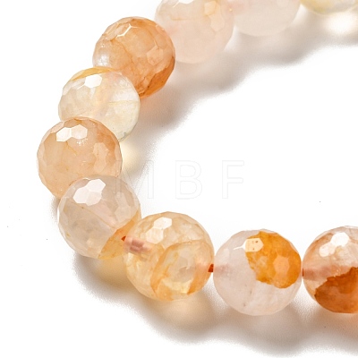 Natural Yellow Hematoid Quartz/Golden Healer Quartz Beads Strands G-E571-34C-1