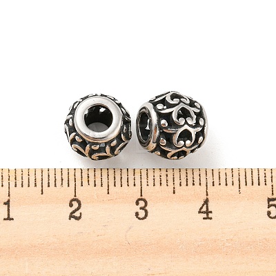 316 Surgical Stainless Steel  Beads STAS-Q304-10AS-1