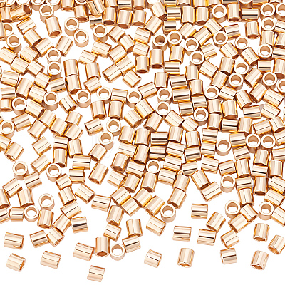 3Bags Brass Crimp Beads KK-BBC0026-10A-1