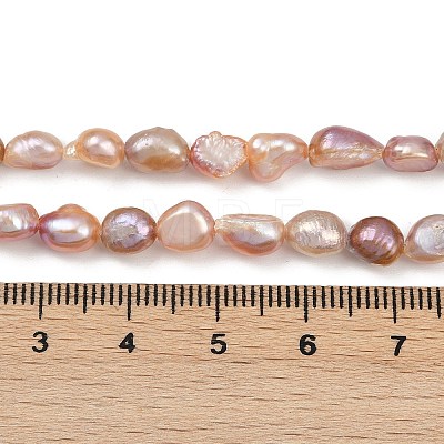 Natural Cultured Freshwater Pearl Beads Strands PEAR-P064-20H-01D-1