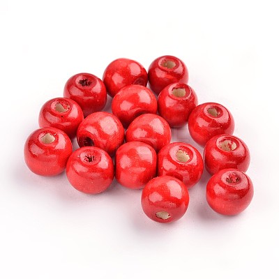 Natural Maple Wood Beads TB12mmY-1-1