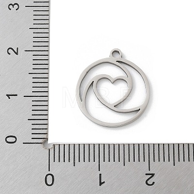 201 Stainless Steel Pendants STAS-S157-15P-1