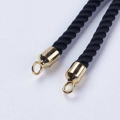 Nylon Twisted Cord Bracelet Making MAK-F018-04G-RS-1