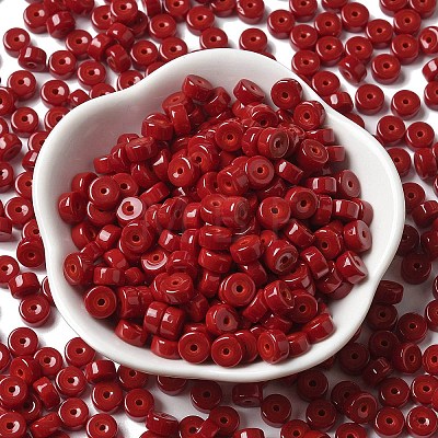 Opaque Colours Glass Seed Beads SEED-E001-P3x6mm-13-1