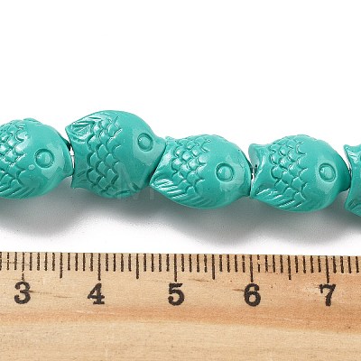 Synthetic Coral Carved Beads Strands CORA-C003-13B-01-1