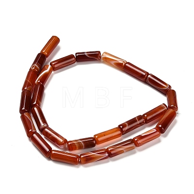 Dyed Natural Agate Beads Strands G-G203-01D-1