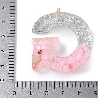 Resin Pendants RESI-B029-01P-G-1