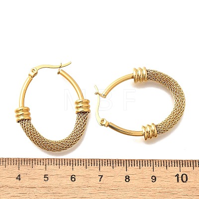 201 Stainless Steel Hoop Earrings EJEW-Q026-15G-B-1