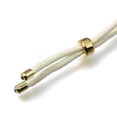 2.5MM Adjustable Braided Nylon Cords Necklace Making FB-CBAA152-02G-34-1