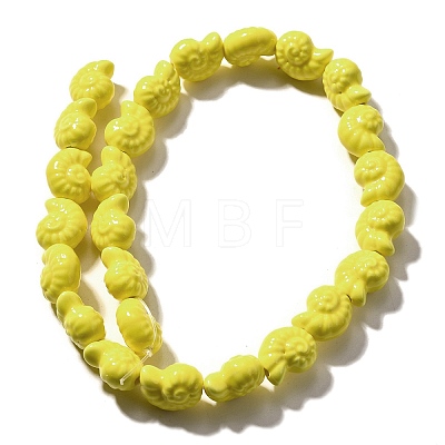 Handmade Porcelain Beads Strands X-PORC-I028-02I-1