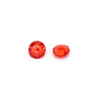 Transparent Acrylic Rhinestone Cabochons TACR-WH0013-02E-1