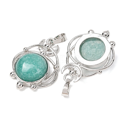 Natural Amazonite Pendants GG-CBA0251-09E-P-1