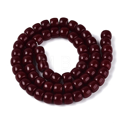 Opaque Glass Beads Strands GLAA-NH0002-B13-1