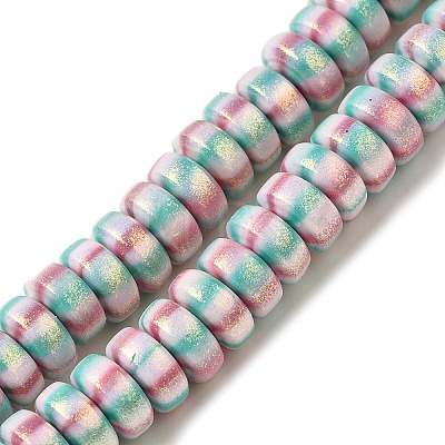 Handmade Polymer Clay Beads Strands CLAY-H006-03A-1