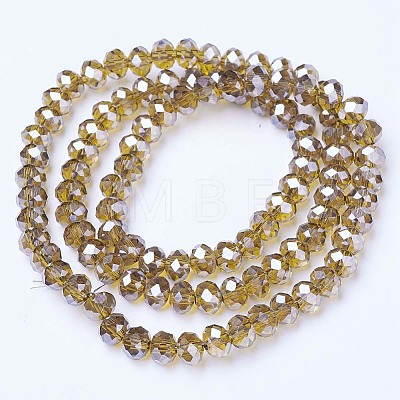 Electroplate Glass Beads Strands EGLA-A034-T2mm-A12-1
