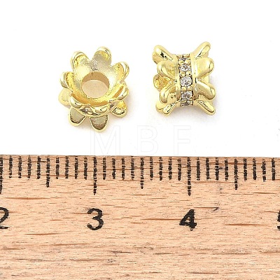 Rack Plating Brass Beads KK-B088-10B-G-1