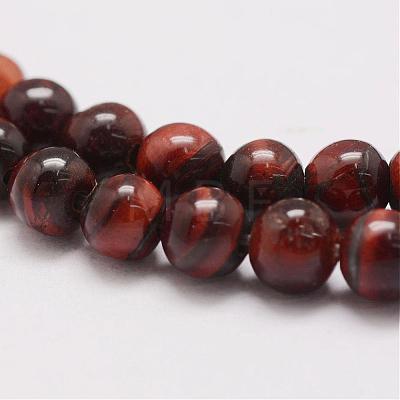 Natural Tiger Eye Bead Strands G-P230-14-6mm-1