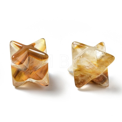 Tigerskin Glass Beads G-A206-01A-07-1