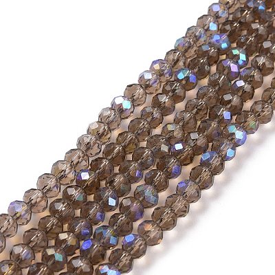 Electroplate Glass Beads Strands EGLA-A034-T1mm-L06-1