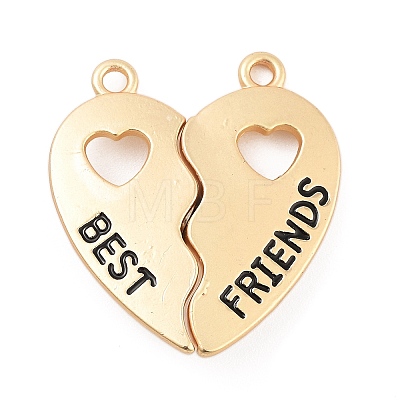 Alloy Enamel Split Pendants LS-ENAM-P255-01G-1