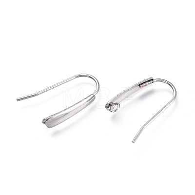 304 Stainless Steel Earring Hooks STAS-K211-02P-1