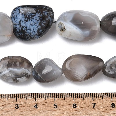 Natural Botswana Agate Beads Strands G-L650-D03-04-1