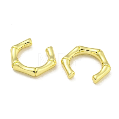 Brass Cuff Earrings EJEW-C104-058G-1