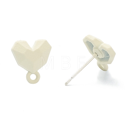 Spray Painted Alloy Stud Earrings Findings FIND-I015-E05-1