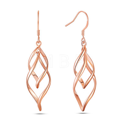 SHEGRACE Brass Dangle Earrings JE888B-1