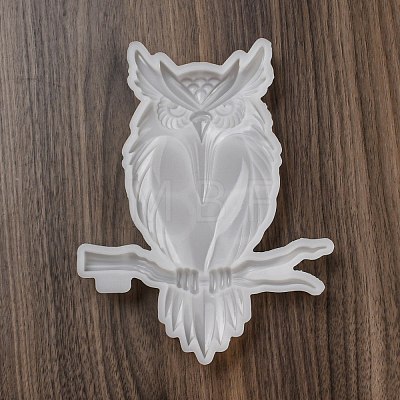Owl on the Branch DIY Silicone Molds LS-AJEW-D052-05-1