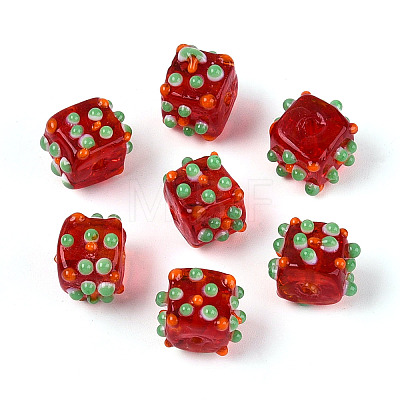 Handmade Lampwork Beads LAMP-N038-04E-1
