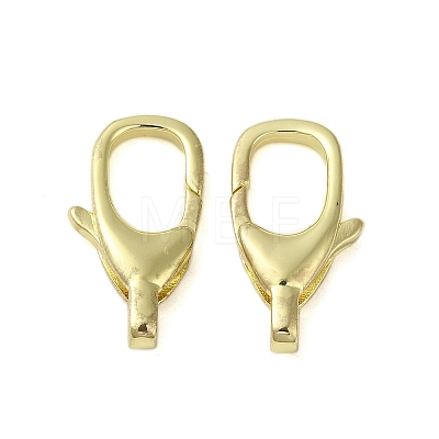 Brass Lobster Claw Clasps KK-B089-20B-G-1