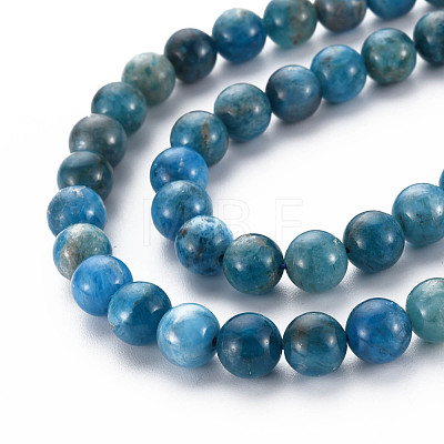 Natural Apatite Beads Strands G-R462-050C-A-1