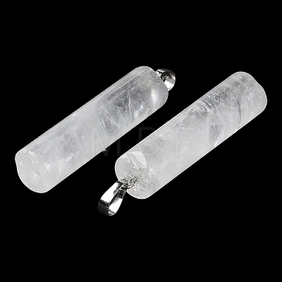 Natural Quartz Crystal Pendants G-E603-02P-05-1