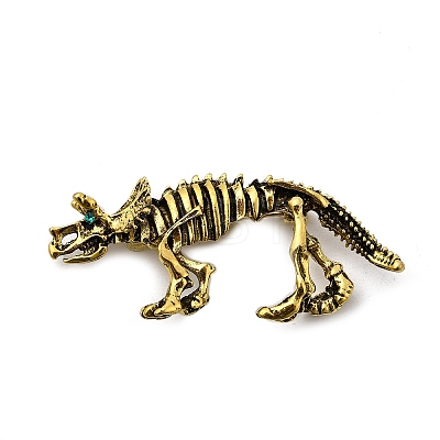 Alloy Rhinestone Brooches for Clothes LS-JEWB-F042-11AG-1