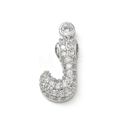 Brass Micro Pave Cubic Zirconia Pendants KK-A300-02P-J-1