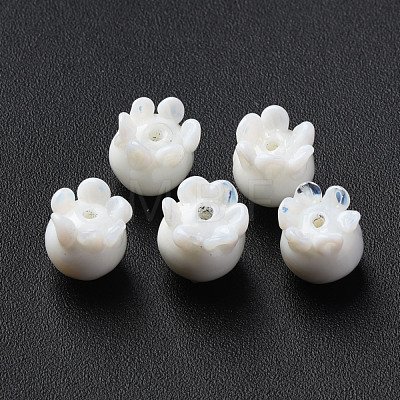Handmade Bumpy Lampwork Beads LAMP-T017-16B-1