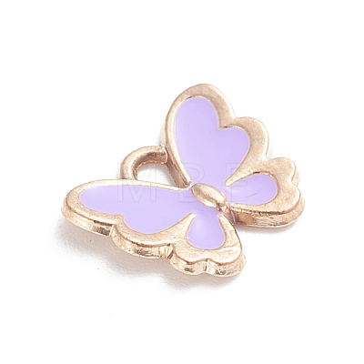 Light Gold Plated Alloy Enamel Charms X-ENAM-WH0047-41C-1