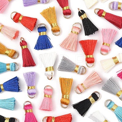 20Pcs Handmade Polycotton(Polyester Cotton) Tassel Decorations FIND-FS0003-27A-1