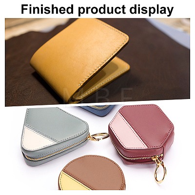 DELORIGIN 2 Sets 2 Styles Acrylic Card Bag Templates DIY-DR0001-14-1
