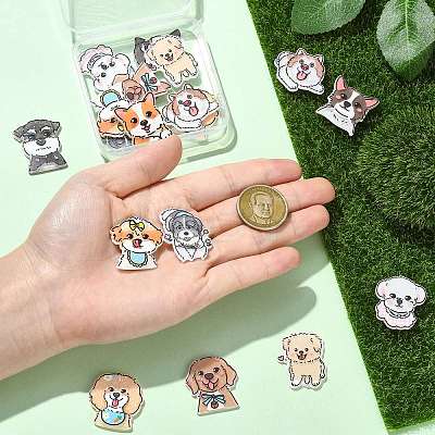 20Pcs 10 Styles Acrylic Cabochons SACR-CJ0001-87-1
