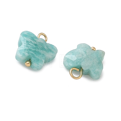 Natural Amazonite Pendants KK-D289-61G-04-1