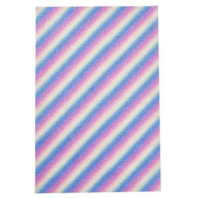 Stripe Pattern PU Leather Fabric AJEW-WH0149B-04-1