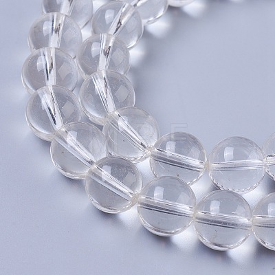 Synthetic Quartz Crystal Beads Strands X-G-K298-12-1