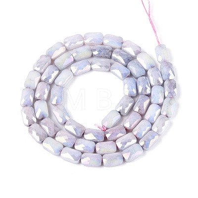 Anti-Tarnish Electroplate Glass Beads Strands GLAA-T025-29E-1